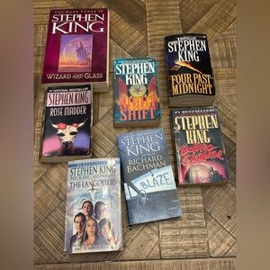 Stephen King Paperback Lot - Multiple Titles - Blue, Black, Red Covers